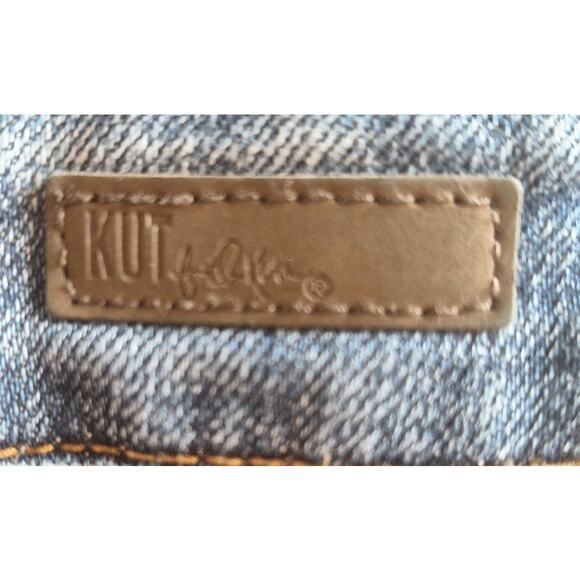 Kut from the Kloth Women 6 Medium Wash "Boyfriend" Stretch Denim Jeans - Picture 4 of 7